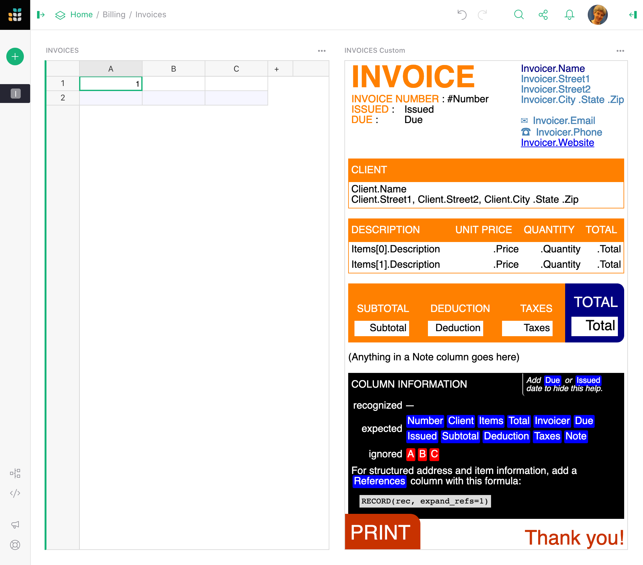 Invoice