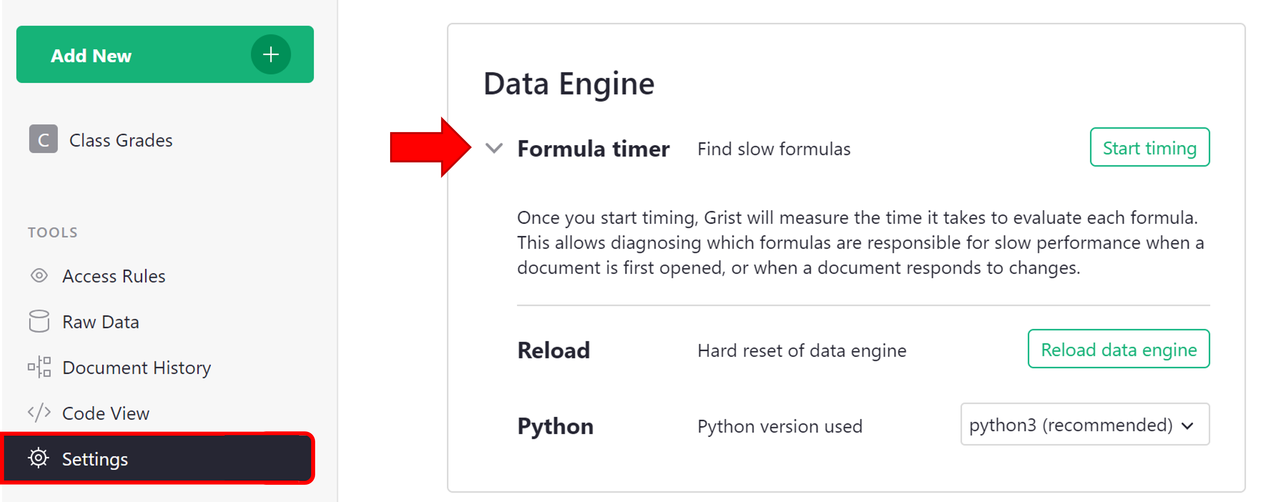 formula-timer-settings